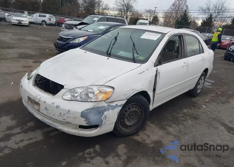2006 Toyota Corolla Le z USA, uszkodzony, nr VIN JTDBR32E660091518